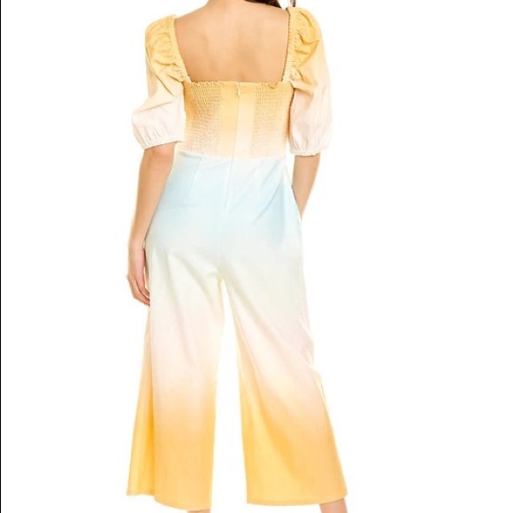 NWT - SOMETHING NAVY - Mattie Smocked Jumpsuit - Picture 3 of 5